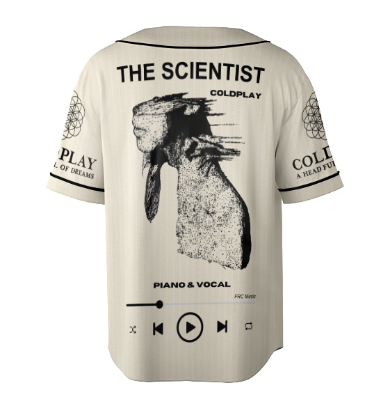 Coldplay Jersey, Custom Artist Name Jersey, Custom Song Name Jersey, Music Lover Shirt - Image 5