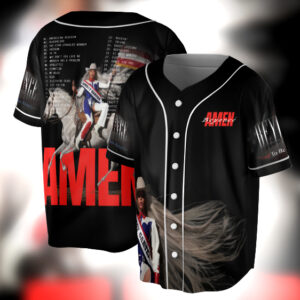 AMEN • Summary of Tour, Vintage Cowboy Jersey, Western Y2k Baby Jersey, Western Bachelorette Jersey