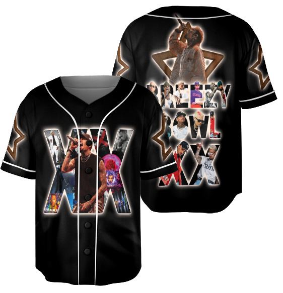 Chris Brown Breezy Bowl XX Tour 2 Sided Jersey, Chris Brown Album Jersey, Chris Brown Fan Gift - Image 5