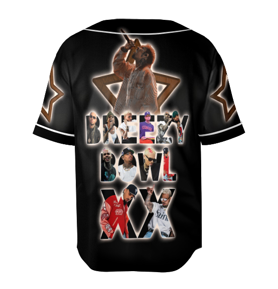 Chris Brown Breezy Bowl XX Tour 2 Sided Jersey, Chris Brown Album Jersey, Chris Brown Fan Gift - Image 6