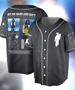2025 Billie Eilish Concert Jersey, Hit Me Hard and Soft Vintage Jersey