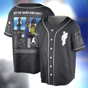 2025 Billie Eilish Concert Jersey, Hit Me Hard and Soft Vintage Jersey
