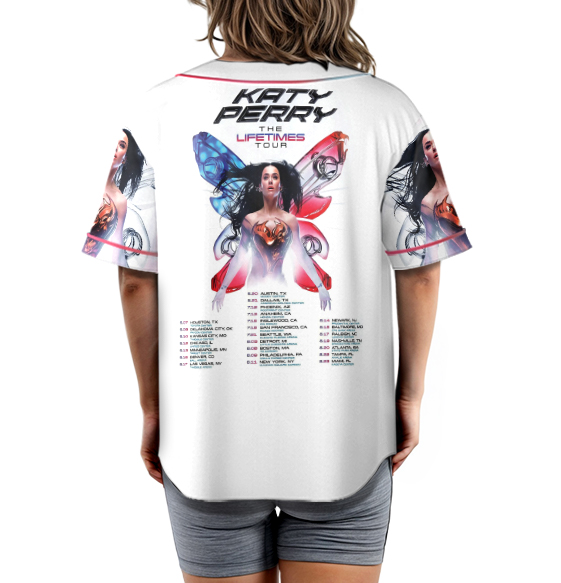 2025 Katy Perry The Lifetime Tour Jersey, Katy Perry Tee - Image 3