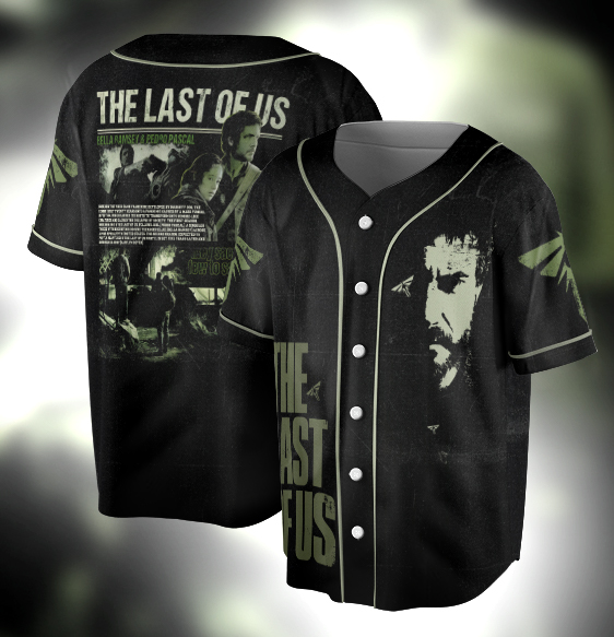 Retro The Last of Us Jersey, The Last Of Us Fan Shirt, Game Shirt, Joel And Ellie Jersey