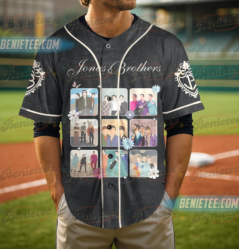 Vintage Jonas Brothers Baseball Jersey, Jonas Brother Merch - Image 2