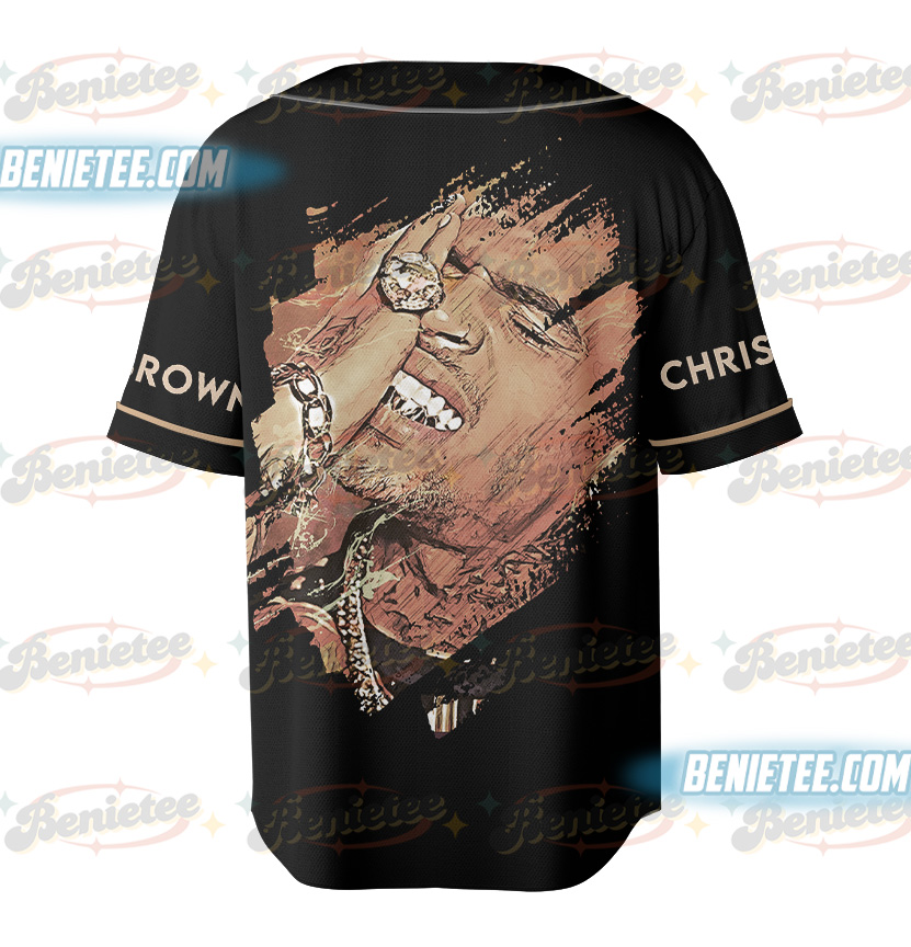 Chris Brown Tour Breezy Bowl XX V2 Vintage Jersey - Image 2
