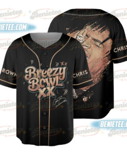 Chris Brown Tour Breezy Bowl XX V2 Vintage Jersey