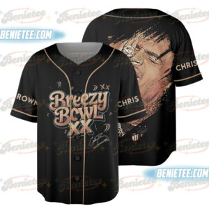 Chris Brown Tour Breezy Bowl XX V2 Vintage Jersey