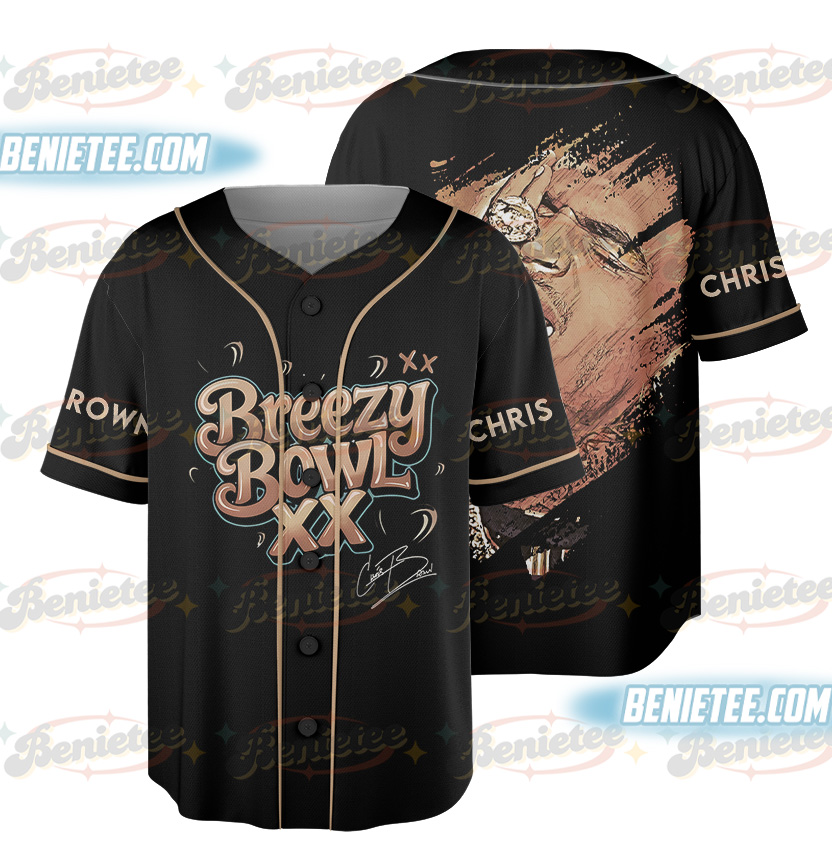 Chris Brown Tour Breezy Bowl XX V2 Vintage Jersey