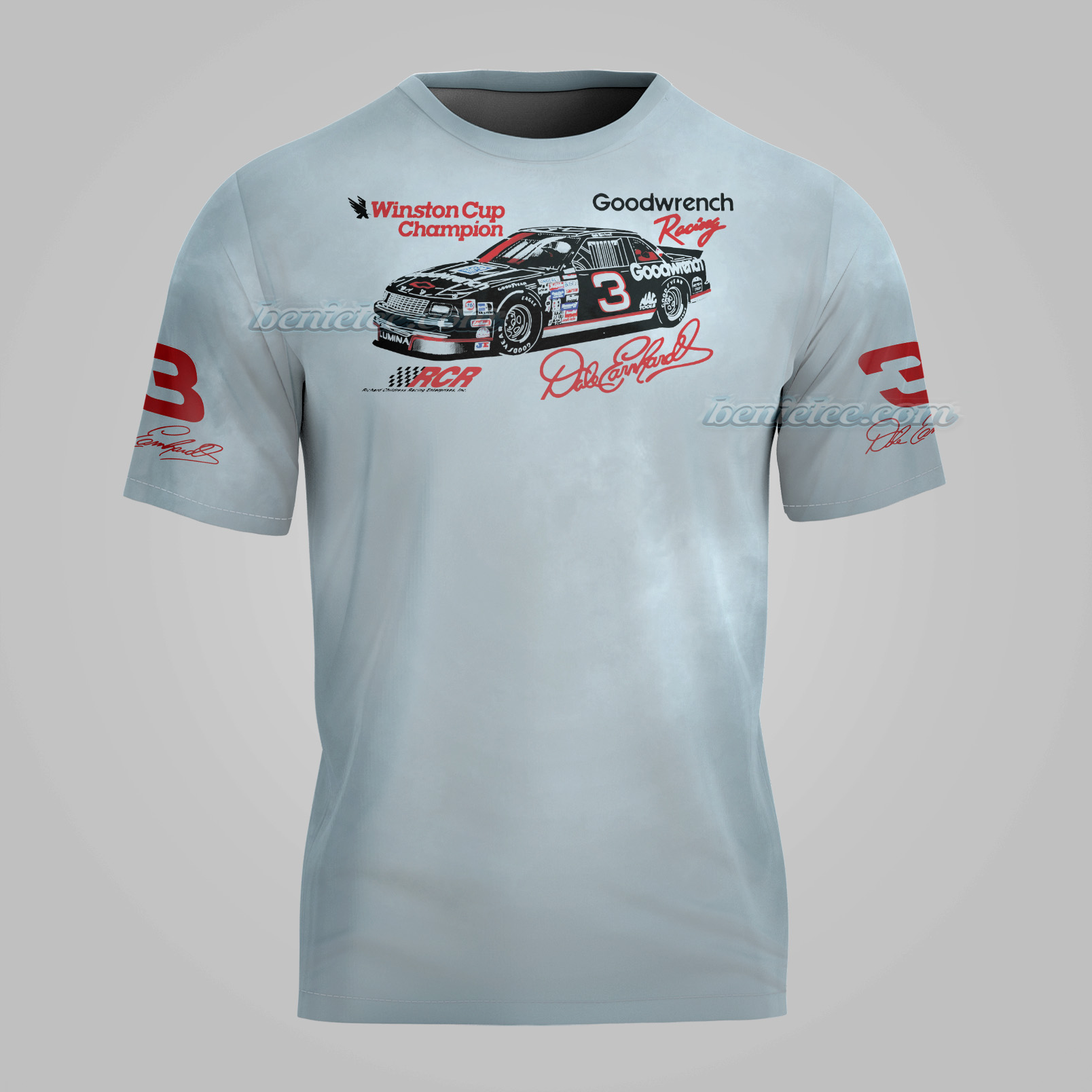 Vintage 90S Dale Earnhardt Nascar Racing Jersey, Dale Earnhardt Nascar Racing T-shirt - Image 2