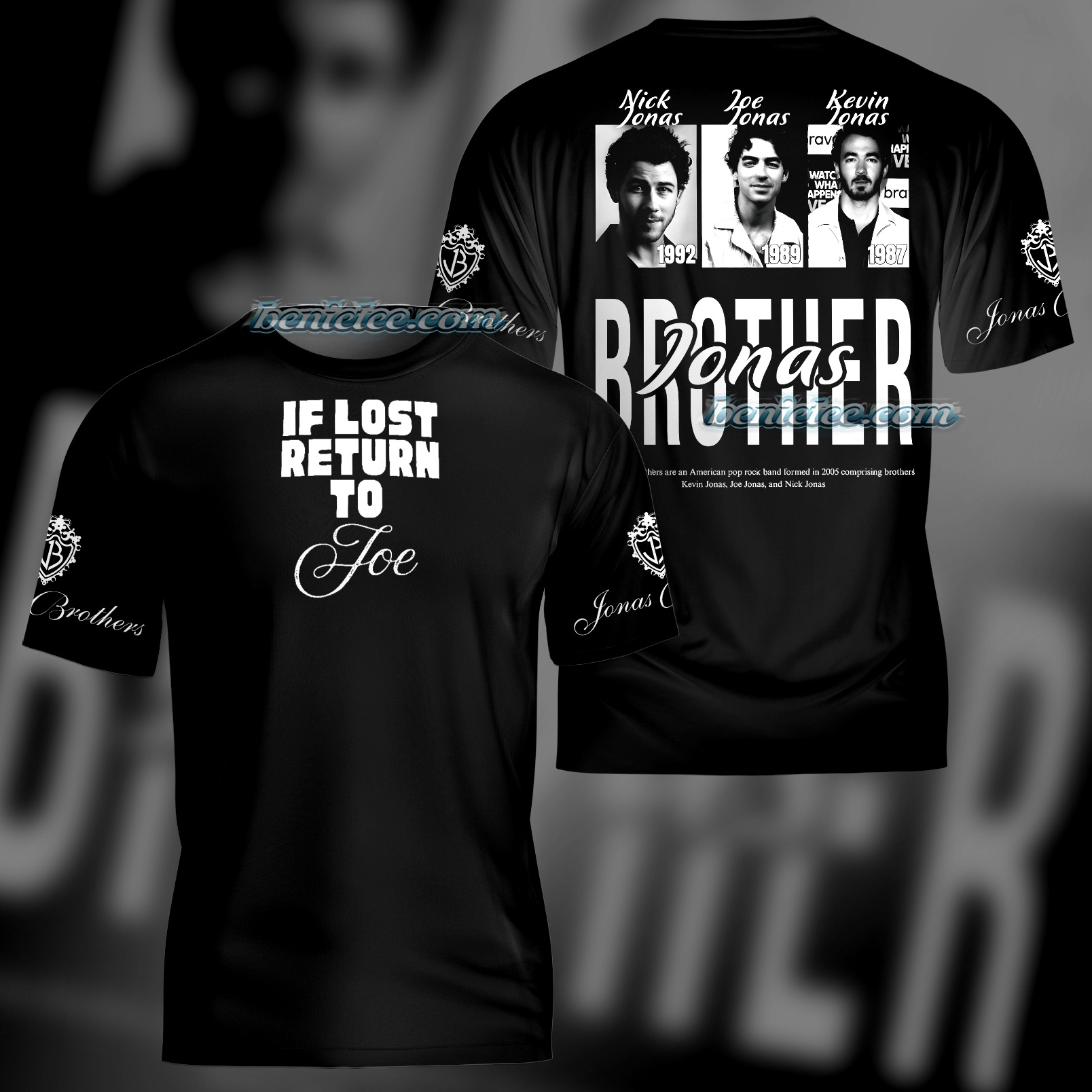 Jonas Brother Tour 2025 Baseball Jersey