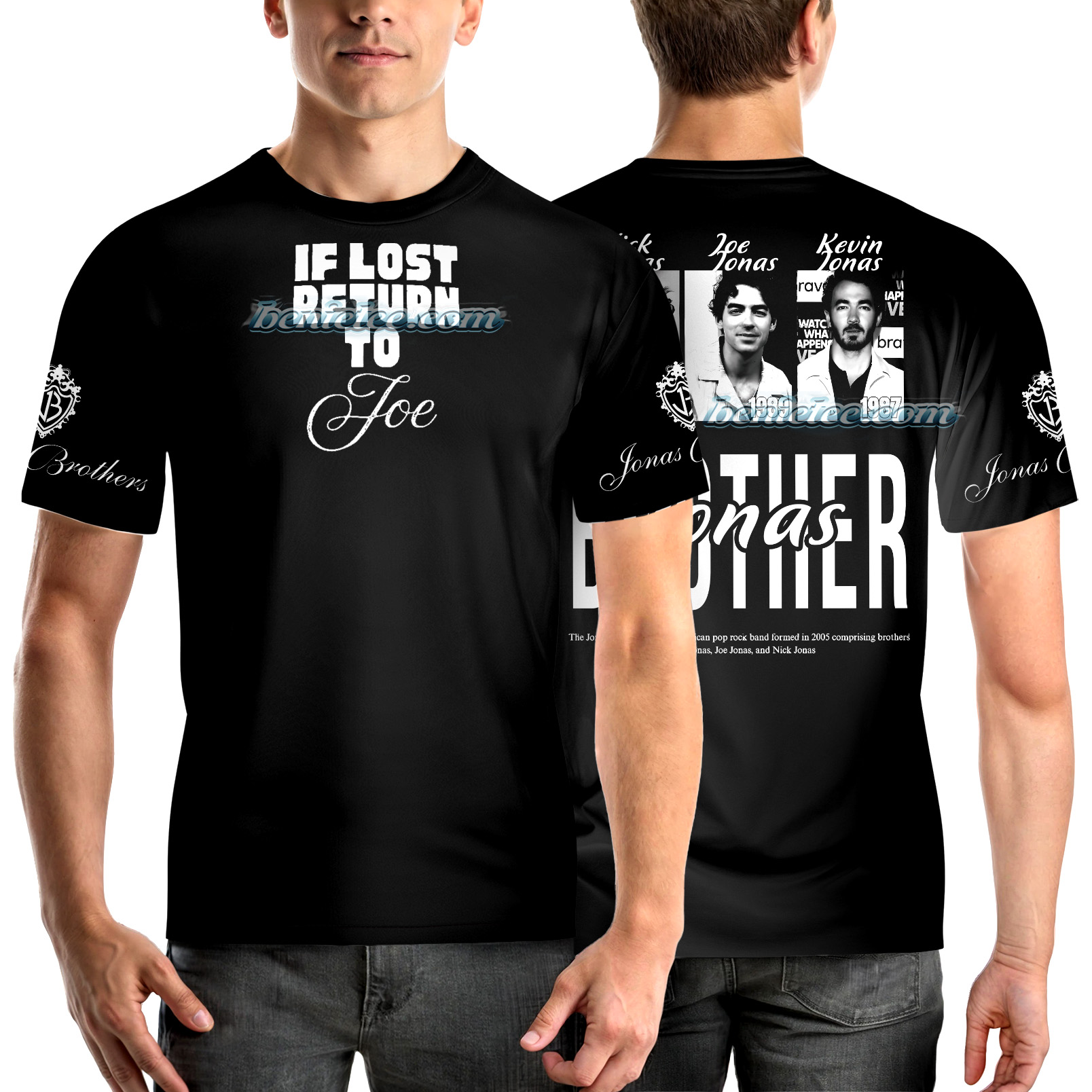 Jonas Brother Tour 2025 Baseball Jersey - Image 2