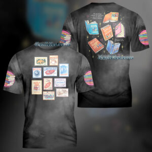 Vintage Emily Henry Books Stamp Jersey