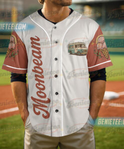 Alternative view of Moonbeam Ice Cream Baseball Jersey, America Concert Tour Jersey