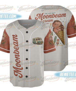 Moonbeam Ice Cream Baseball Jersey, America Concert Tour Jersey