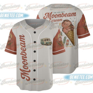 Moonbeam Ice Cream Baseball Jersey, America Concert Tour Jersey