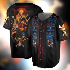 Luffy One Piece Manga Jersey, Anime One Piece Jersey