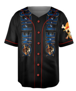 Alternative view of Luffy One Piece Manga Jersey, Anime One Piece Jersey