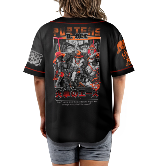 Monkey D. Luffy Jersey, One Piece Fan Gift, Japanese Manga Graphic Shirt - Image 3