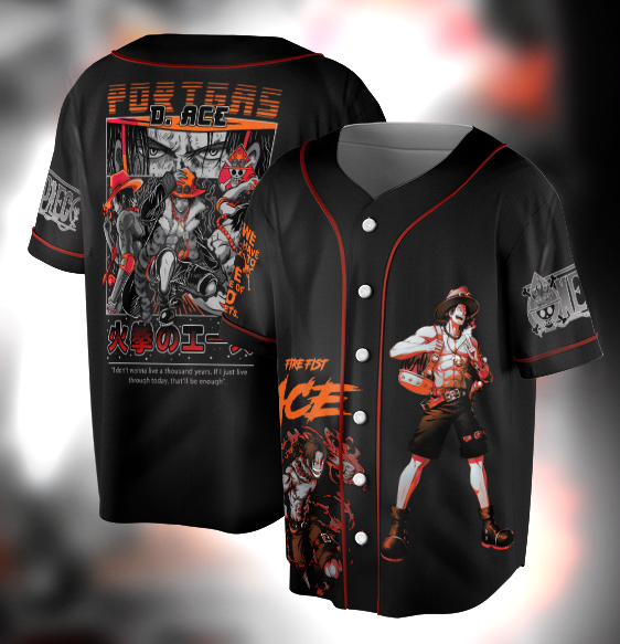 Monkey D. Luffy Jersey, One Piece Fan Gift, Japanese Manga Graphic Shirt