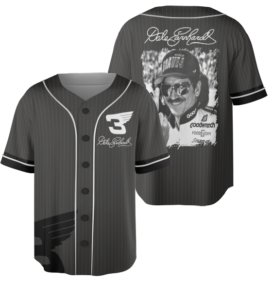 Dale Earnhardt Middle Finger Jersey, Vintage 90S Dale Earnhardt Nascar Racing Jersey - Image 2