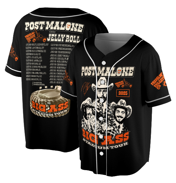Vintage Post Malone Tour Jersey - Image 2