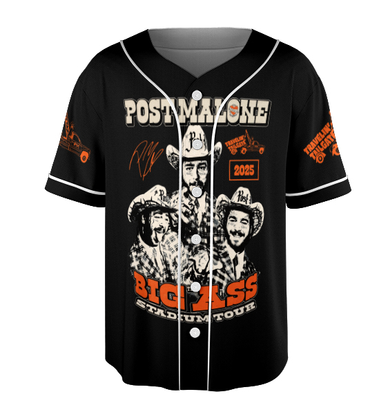 Vintage Post Malone Tour Jersey - Image 5