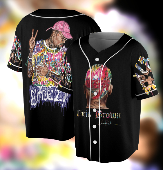 Chris Brown Breezy Bowl XX Tour Jersey, Chris Brown Fan Jersey