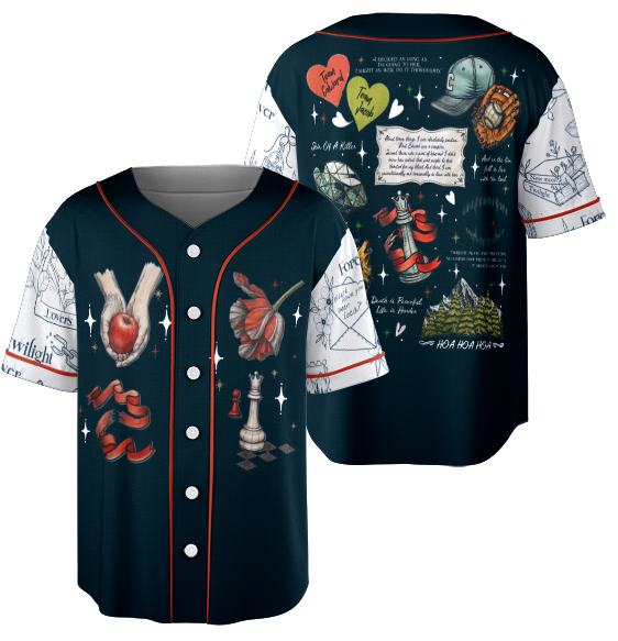 Twilight Inspired Jersey, Vampire Wolf Romance Jersey - Image 2