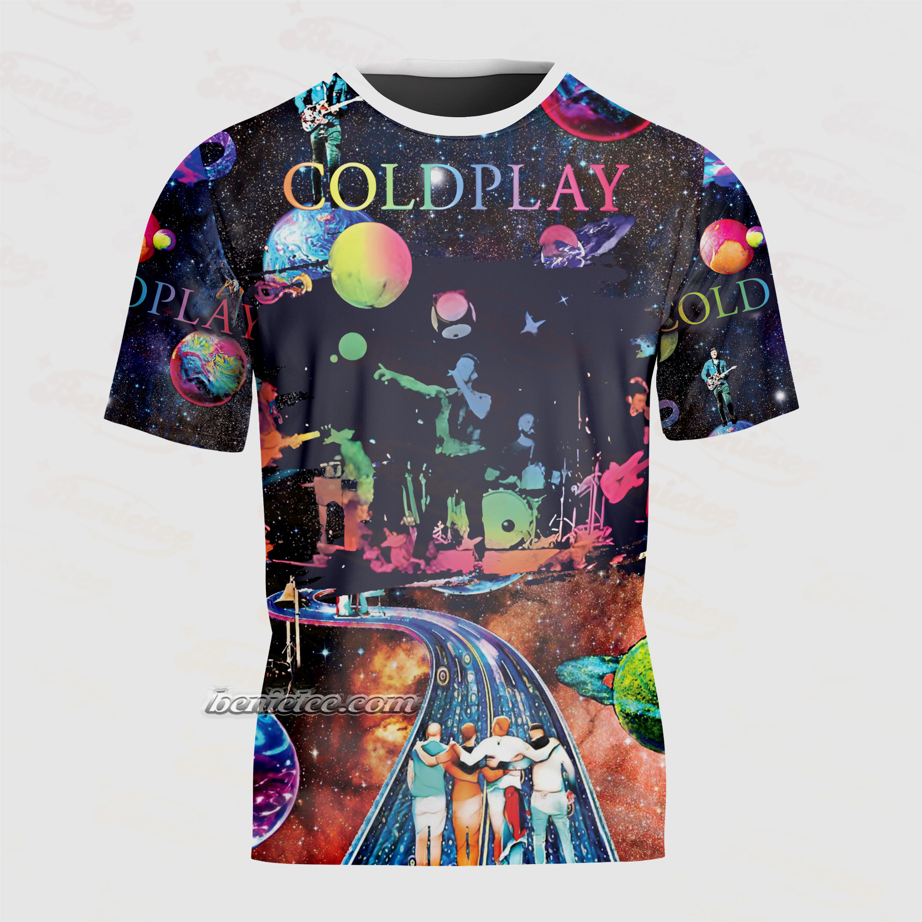 Vintage Coldplay T-Shirt 3D, Music of the Spheres Tour 2025 Shirt - Image 4