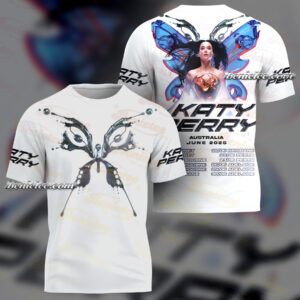 KATY PERRY T-Shirt 3D, Katy Perry The Lifetimes Tour 2025 Tee