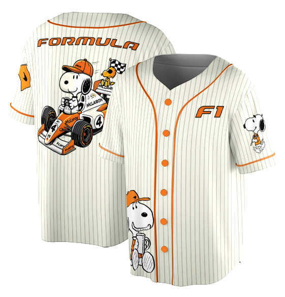 Snoopy Formula 1 car Jersey, Mclaren f1 Car Jersey - Image 2