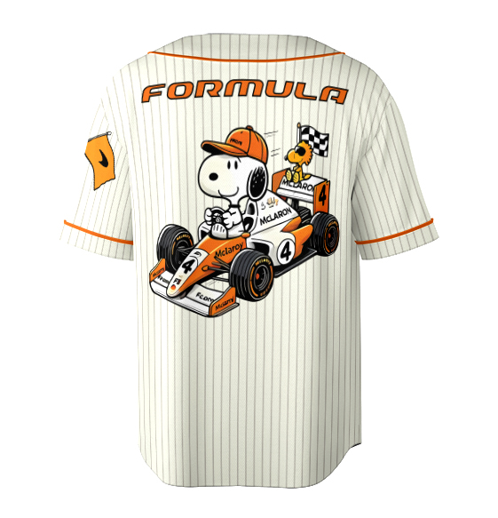 Snoopy Formula 1 car Jersey, Mclaren f1 Car Jersey - Image 4