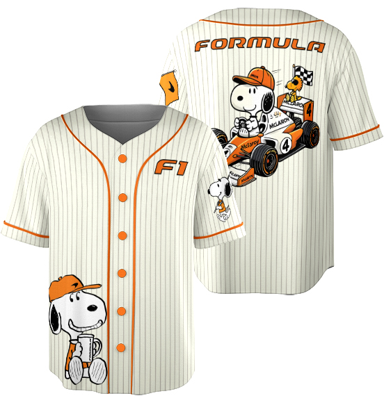 Snoopy Formula 1 car Jersey, Mclaren f1 Car Jersey - Image 5