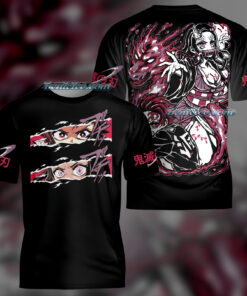 Kamado Nezuko Demon Slayer Tee 3D, Anime T-Shirt