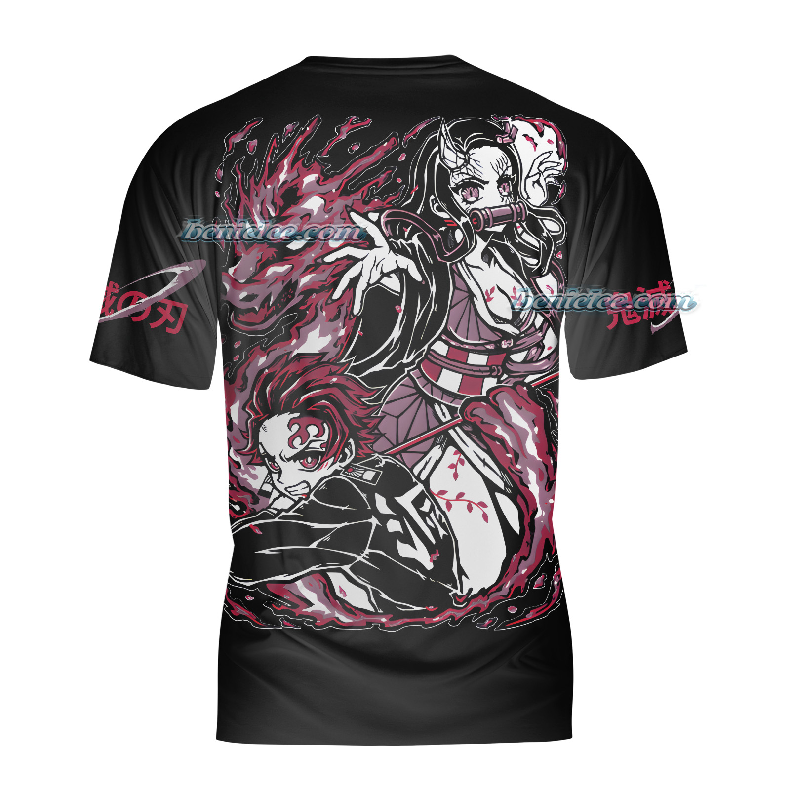 Kamado Nezuko Demon Slayer Tee 3D, Anime T-Shirt - Image 3
