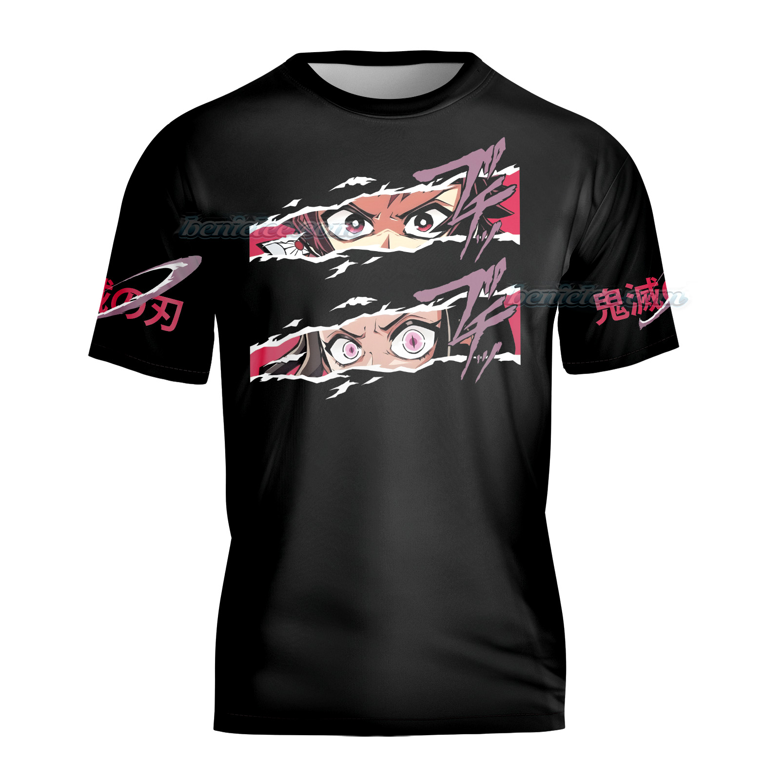 Kamado Nezuko Demon Slayer Tee 3D, Anime T-Shirt - Image 5