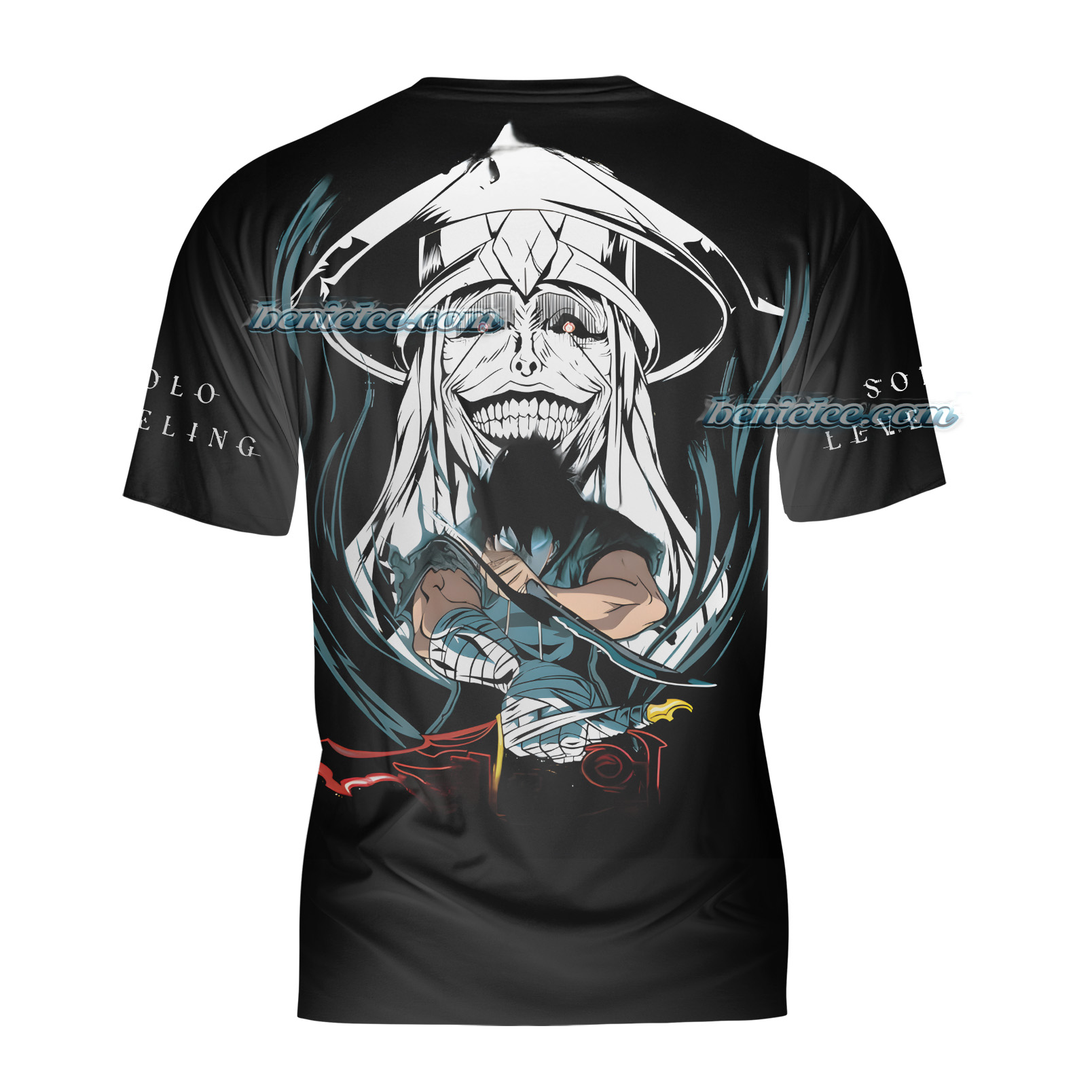 Solo Leveling T-Shirt 3D, Vintage Anime Hunter Tee - Image 4