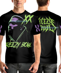 Alternative view of Chris Brown Shirt 3D, Breezy Bowl XX Tour Shirt