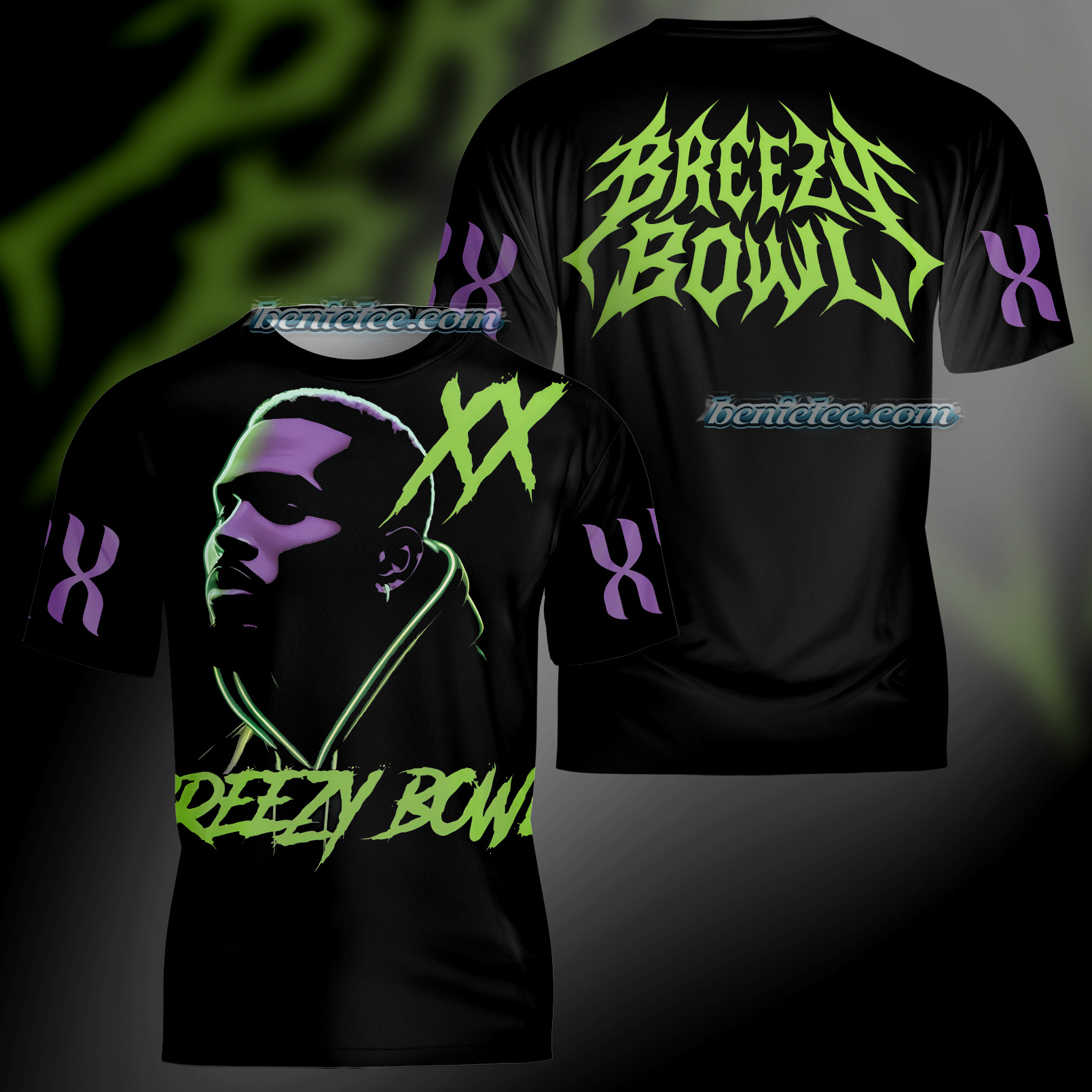 Chris Brown Shirt 3D, Breezy Bowl XX Tour Shirt