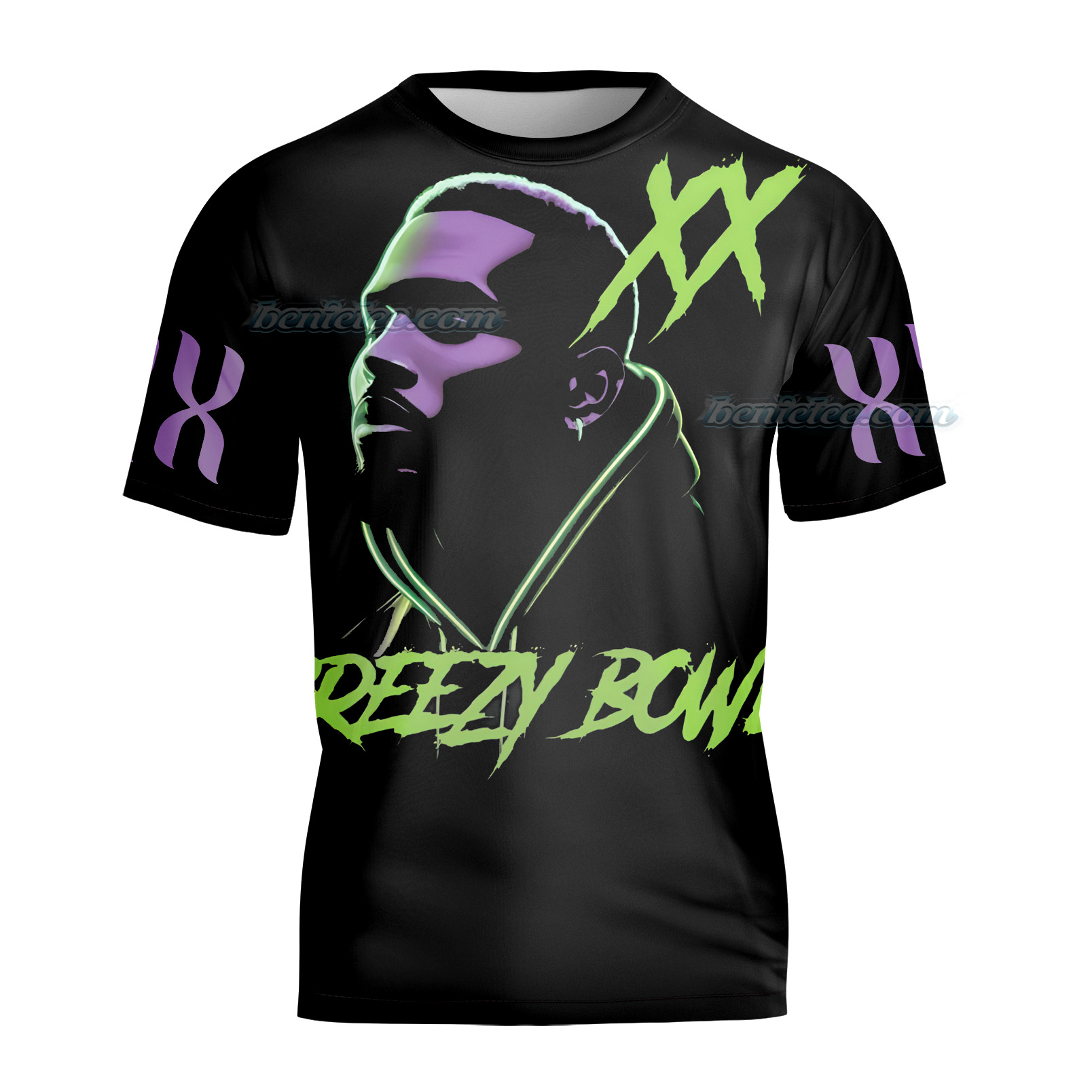 Chris Brown Shirt 3D, Breezy Bowl XX Tour Shirt - Image 5