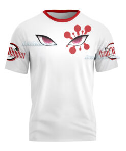 Alternative view of Demon Kokushibo Anime T-shirt 3D, Anime Manga Shirt