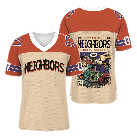 J Cole, NEIGHBORS Think I'm Sellin Dope! J Cole Football Jersey