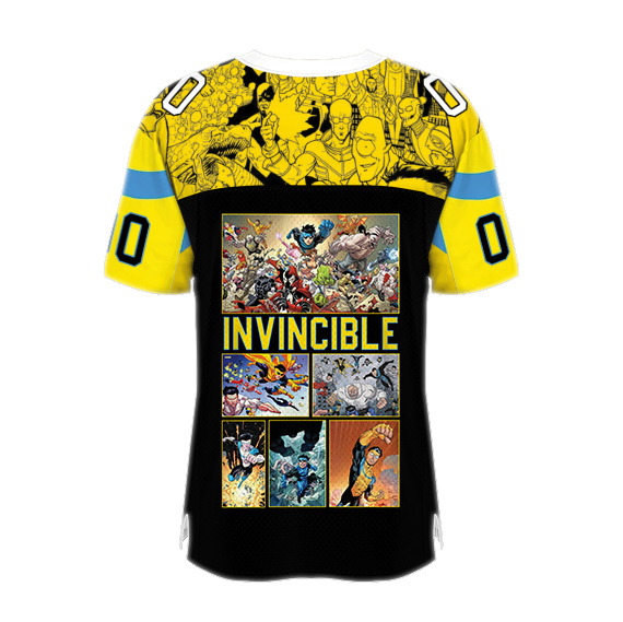 Limited Invincible Mark Grayson Superhero Football Jersey, Superhero Football Jersey - Image 4
