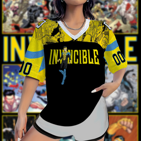 Limited Invincible Mark Grayson Superhero Football Jersey, Superhero Football Jersey - Image 2
