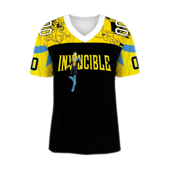 Limited Invincible Mark Grayson Superhero Football Jersey, Superhero Football Jersey - Image 3