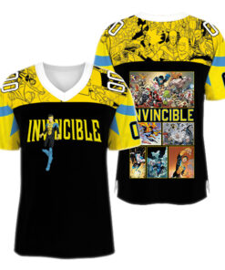 Limited Invincible Mark Grayson Superhero Football Jersey, Superhero Football Jersey