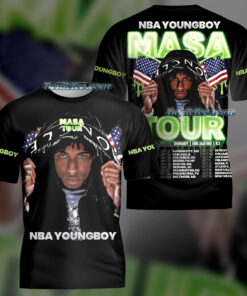 NBA Youngboy Masa Tour TShirt 3D