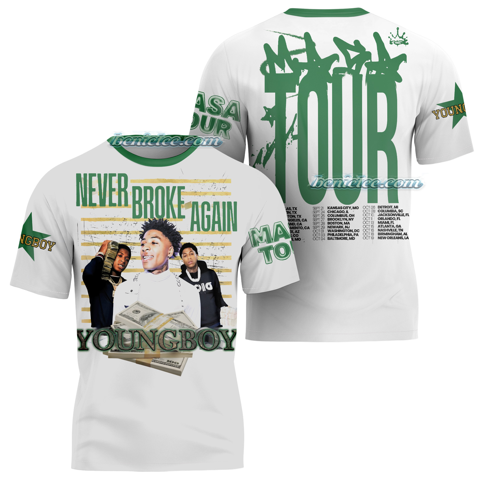Young boy Never Broke Again Shirt 3D - Image 5