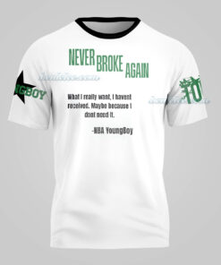 Alternative view of Vintage NBA Youngboy Never Broke Again 3D T-Shirt